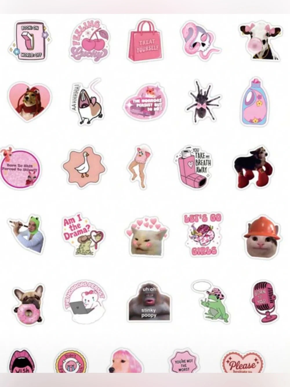 🌈 Funny 50 PCS Stickers